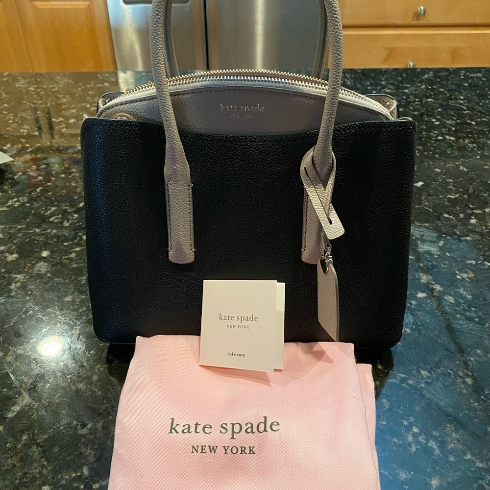 Black and taupe Kate Spade Purse. Great condition! Only used twice